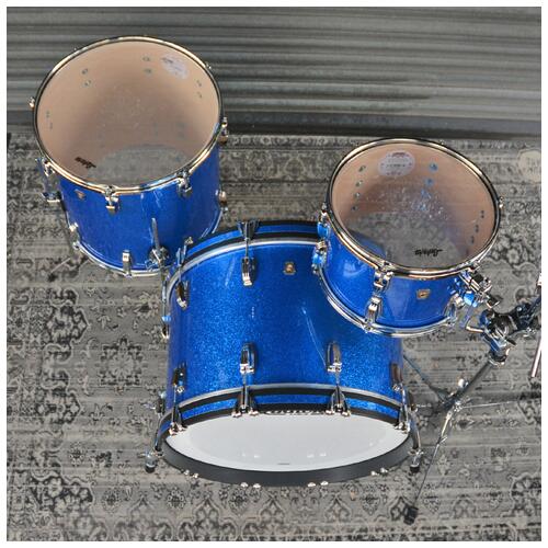 Image 9 - Ludwig 12", 16", 22" USA Classic Maple in Blue Sparkle finish *Ex Demo*