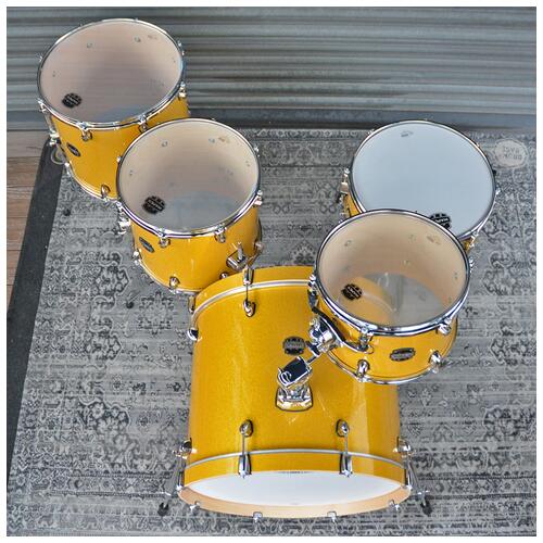 Image 8 - Mapex 12", 14", 16", 22" Mars Crossover Shell Pack with 14" Snare Drum in Sunflower Yellow *Ex Demo