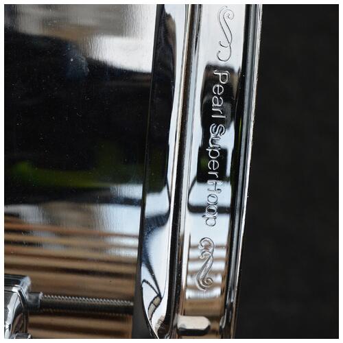 Image 5 - Pearl 14" x 6.5" Duoluxe Chrome Over Brass Snare Drum - 2nd Hand