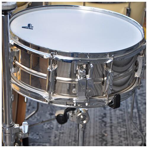 Image 8 - Pearl 12", 13", 16", 22" Vision Birch Drum Kit with 14" Steel Sensitone Snare and Pearl Stands in Faded / Discoloured Ivory finish *2nd Hand*