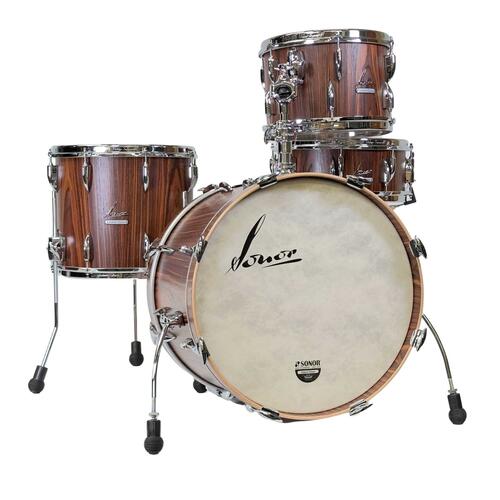 Image 1 - Sonor Vintage Drumkit 18'' 3pc Shell Pack, Rosewood Semi Gloss