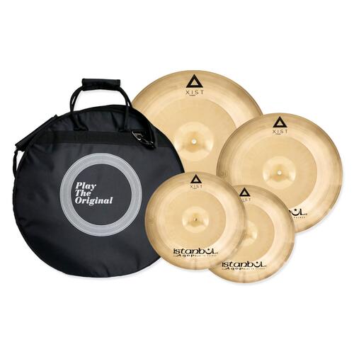 Image 1 - Istanbul Agop Xist Power Cymbal Set (3 Piece) - Includes FREE Cymbal Bag