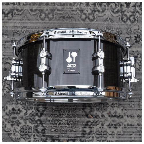 Sonor 13" x 6" AQ2 Snare Drums in Trans Satin Black finish *Ex Demo*