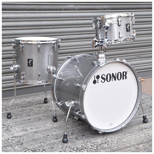 Sonor 12", 14", 20" AQ2 Studio Set with 14" Snare in TQZ Titanium Quartz *Ex Demo*