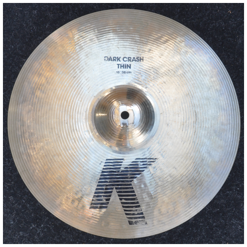Zildjian 15" K Dark Thin Crash Cymbal *2nd Hand*