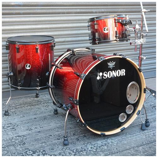 Sonor Force 3007 Rock Shell Pack 12"x 8" TT, 16"x 16" FT, 22"x 20" BD - 2nd Hand