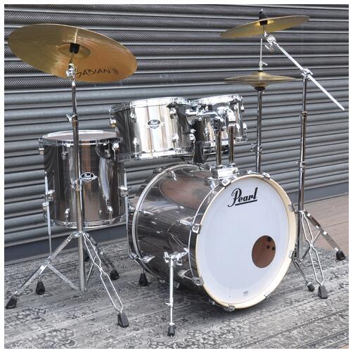 Pearl Export 10", 12", 14", 20" Drum Kit in Smokey Chrome Finish *Shop Floor Model*