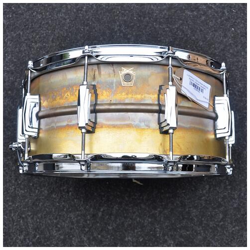 Ludwig LB464R 14″ x 6.5″ Raw Brass Phonic Snare Drum