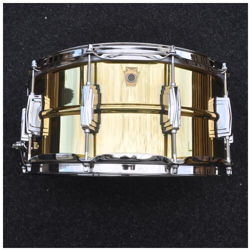 Ludwig 14 x 6.5" LM403 Super Series Brass w/Nickel HW Snare Drum