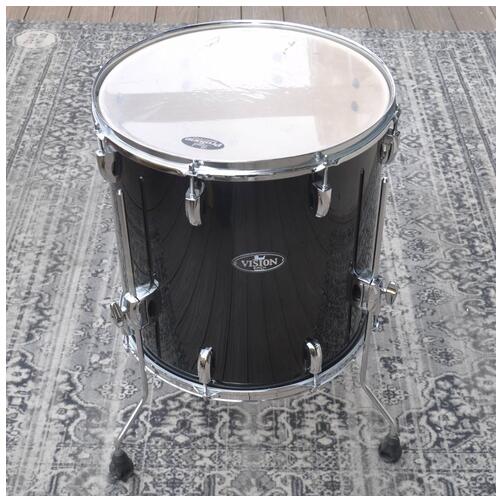 Pearl 16" x 16" Vision Birch Floor Tom in Black finish *2nd Hand*