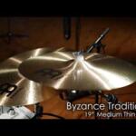 Video thumbnail 3 - Meinl Byzance Traditional Medium Thin Crash Cymbals