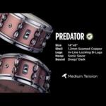 Video thumbnail 0 - Mapex Black Panther PREDATOR 14"x 6" Copper Snare Drum BPNBR4551CN