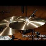 Video thumbnail 1 - Meinl Byzance Traditional Medium Thin Crash Cymbals