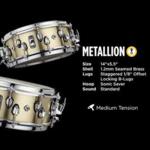 Video thumbnail 0 - Mapex Black Panther METALLION 14"x 5.5" Brass Snare Drum BPNBR4551CN