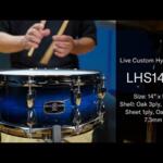 Video thumbnail 0 - Yamaha Live Custom Hybrid Oak 14" x 5.5" Snare Drums