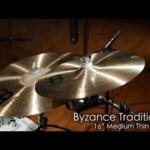 Video thumbnail 0 - Meinl Byzance Traditional Medium Thin Crash Cymbals